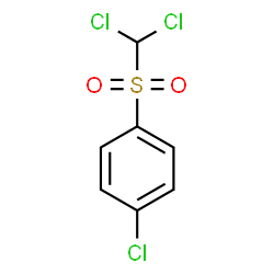 1-chloro-4-[(dichloromethyl)sulfonyl]benzene Structure