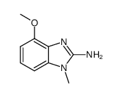 Benzimidazole, 2-amino-4-methoxy-1-methyl- (8CI) picture