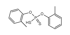 O,O-di-o-tolyl hydrogen phosphorodithioate结构式