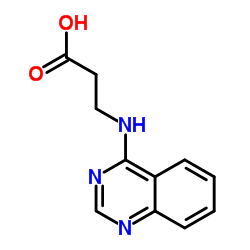 3-(QUINAZOLIN-4-YLAMINO)-PROPIONIC ACID结构式