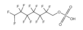 mono(1,1,7-trihydroperfluoroheptyl)sulfate Structure