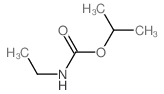 Carbamic acid,N-ethyl-, 1-methylethyl ester Structure
