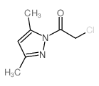 2-氯-1-(3,5-二甲基-吡唑-1-基)-乙酮结构式
