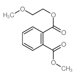 2-methoxyethyl methyl benzene-1,2-dicarboxylate结构式