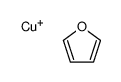 copper(1+),furan Structure