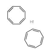 Hafnium, bis(1,3,5,7-cyclooctatetraene)-结构式