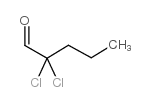 2,2-dichloropentanal Structure