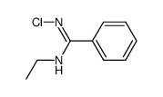 N'-chloro-N-ethylbenzimidamide Structure