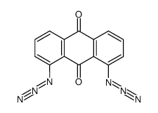 1,8-diazido-anthraquinone Structure