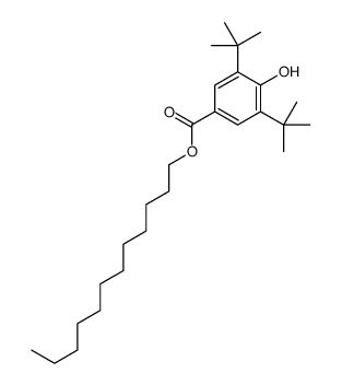 dodecyl 3,5-ditert-butyl-4-hydroxybenzoate Structure
