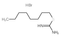 Carbamimidothioic acid,octyl ester, monohydrobromide (9CI)结构式