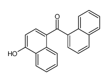 (4-Hydroxy-1-naphthyl)(1-naphthyl)methanone结构式