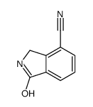 1-Oxoisoindoline-4-carbonitrile Structure