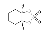 (+/-)-trans-hexahydro-benzo[1,3,2]dioxathiol-2,2-dioxide结构式