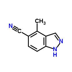 4-Methyl-1H-indazole-5-carbonitrile Structure