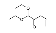 1,1-diethoxypent-4-en-2-one结构式