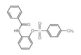 Benzamide,N-[2-[[(4-methylphenyl)sulfonyl]oxy]phenyl]- structure