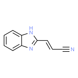 2-Propenenitrile,3-(1H-benzimidazol-2-yl)-(9CI)结构式