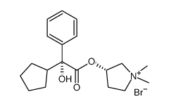 Glycopyrronium bromide Structure