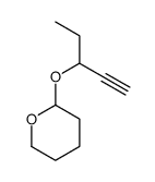 2-pent-1-yn-3-yloxyoxane Structure