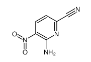 6-AMINO-5-NITROPICOLINONITRILE结构式