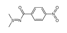 N-(4-Nitrobenzoyl)-S,S-dimethylsulfilimine Structure