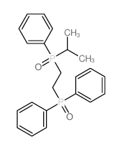 (2-diphenylphosphorylethyl-propan-2-yl-phosphoryl)benzene Structure