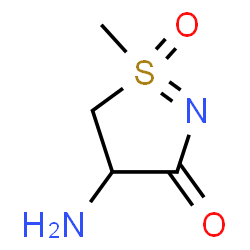 3H-1lambda4-Isothiazol-3-one, 4-amino-4,5-dihydro-1-methyl-, 1-oxide (9CI) picture