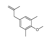 3-(3,5-DIMETHYL-4-METHOXYPHENYL)-2-METHYL-1-PROPENE结构式