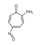 2,4,6-Cycloheptatrien-1-one,2-amino-5-nitroso-(9CI)结构式