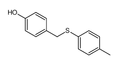 4-[(4-methylphenyl)sulfanylmethyl]phenol结构式