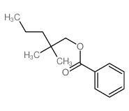1-Pentanol,2,2-dimethyl-, 1-benzoate structure