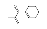 1-cyclohexenyl-2-methylprop-2-en-1-one结构式