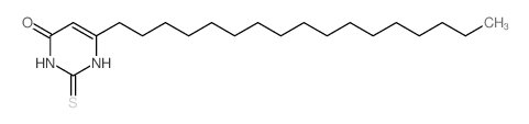 6-heptadecyl-2-sulfanylidene-1H-pyrimidin-4-one结构式