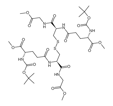 N-tert-Butyloxycarbonyl Glutathione Dimethyl Diester Disulfide Dimer picture