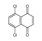 5,8-dichloro-1,4-naphthoquinone Structure