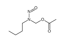 N-NITROSO-N-(ACETOXYMETHYL)BUTYLAMINE结构式