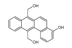 7,12-bis(hydroxymethyl)benzo[a]anthracen-4-ol结构式