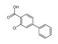 3-Chloro-[1,1'-biphenyl]-4-carboxylic acid Structure