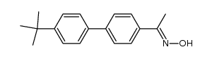 1-(4'-tert-Butyl-biphenyl-4-yl)-ethan-1-on-oxim Structure