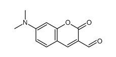 7-(dimethylamino)-2-oxochromene-3-carbaldehyde结构式