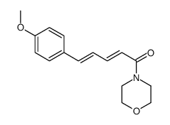 5-(4-methoxyphenyl)-1-morpholin-4-ylpenta-2,4-dien-1-one Structure