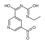 N-(ethylcarbamoyl)-5-nitropyridine-3-carboxamide结构式