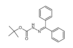 tert-butyl 2-(diphenylmethylene)hydrazinecarboxylate结构式