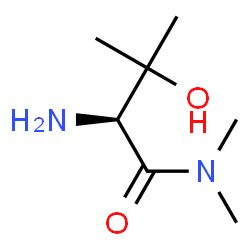 Butanamide, 2-amino-3-hydroxy-N,N,3-trimethyl-, (2S)- (9CI) Structure