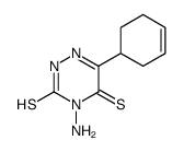 4-amino-6-cyclohex-3-en-1-yl-2H-1,2,4-triazine-3,5-dithione结构式
