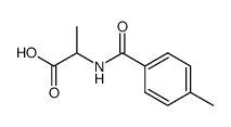 (4-methylbenzoyl)alanine Structure