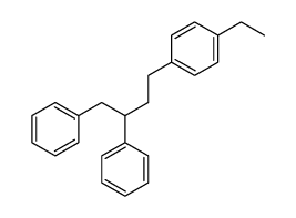 1-(3,4-diphenylbutyl)-4-ethylbenzene结构式