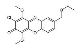 2-chloro-8-(ethoxymethyl)-1,4-dimethoxyphenoxazin-3-one Structure