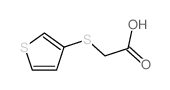 Acetic acid,2-(3-thienylthio)-结构式